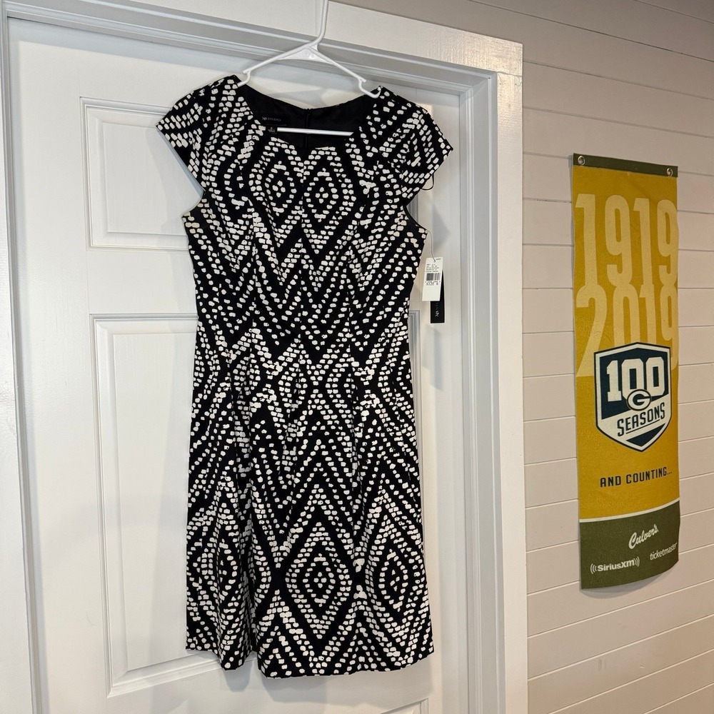 New With‎ Tags! AB Studios Black and White Size 6 Dress